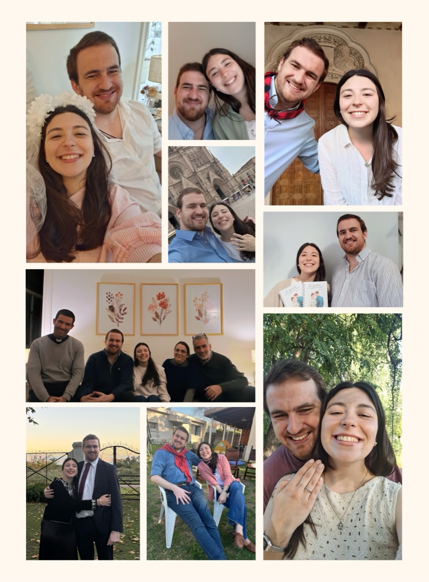 Collage de fotos de Palo y Juanto